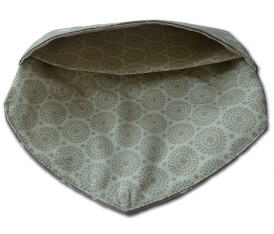 Täschchen Schneeflocken in Beige