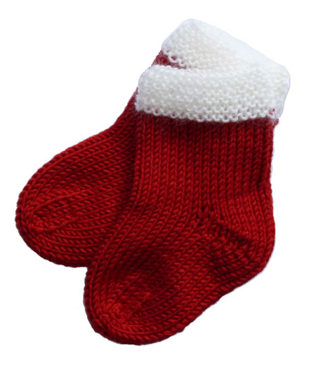 Babysocken Nikolaus