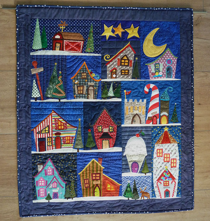 Fertiger Wandquilt Am Nordpol