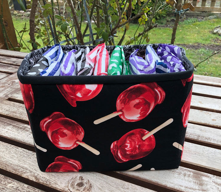 Stoffbox Liebesäpfel