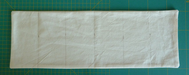 Innenkissen Kammern angezeichnet